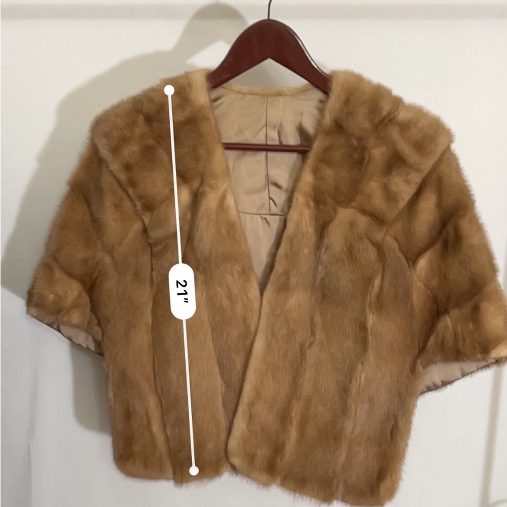 Women’s Vintage Mink Fur Stole - Picture 5 of 12